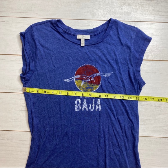 Joie Women Kirarra T shirt Baja Graphics Blue XS - Picture 6 of 8